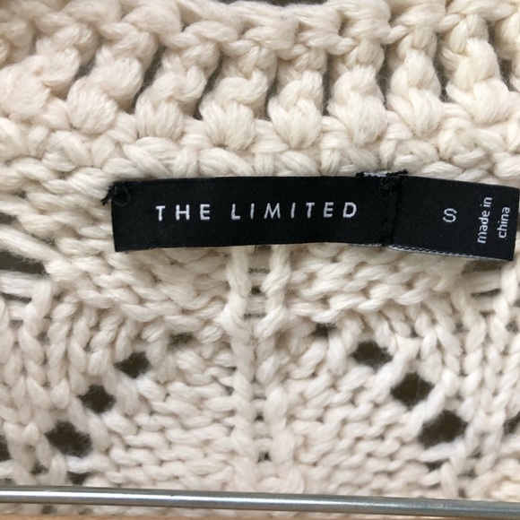 The Limited Chunky Knit Wool Blend Cardigan-‎ Sz S - Picture 2 of 6